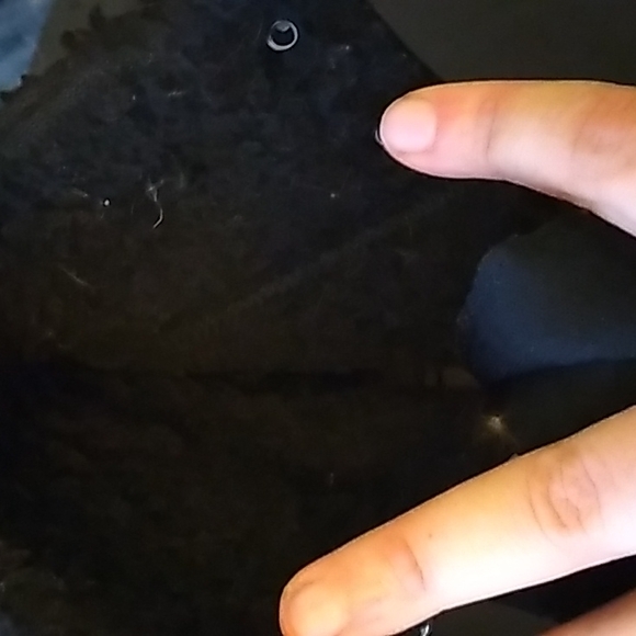 Renvy Suede Sherpa Black Fashion Ankle Boot 9M - Picture 2 of 6